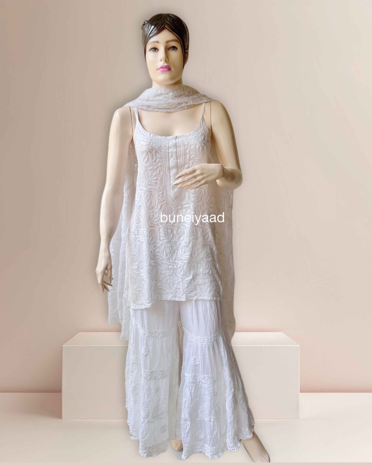 Chikankari Kurta Garara Set